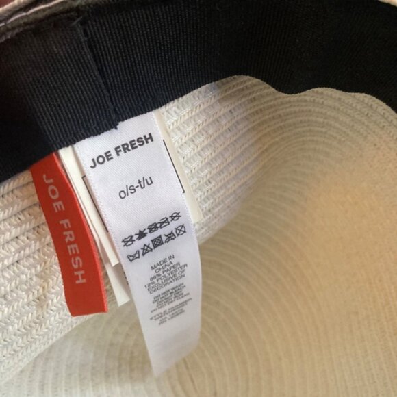 JOE FRESH FLOPPY BRIM SUMMER HAT ONE SIZE - Picture 5 of 5